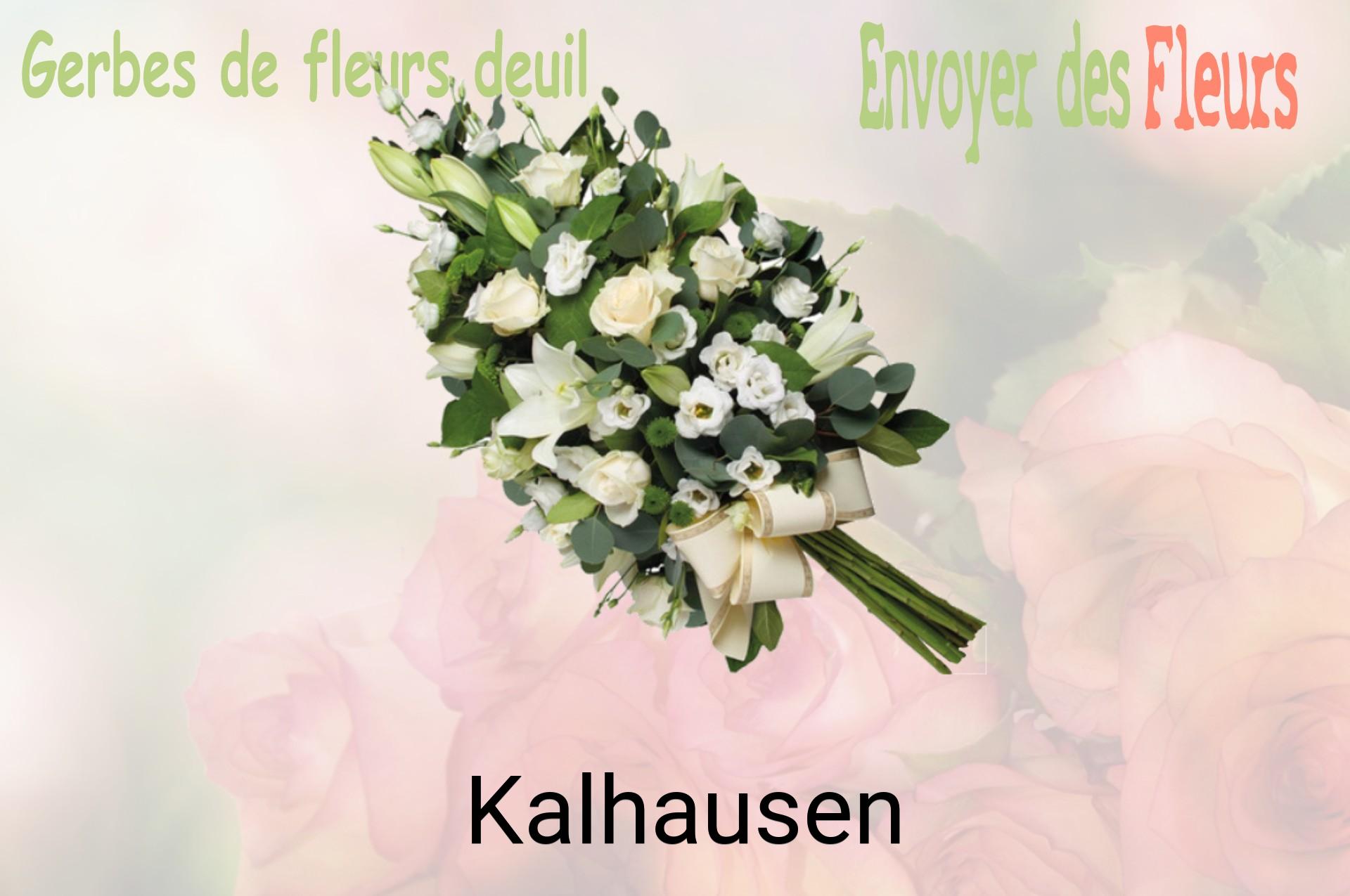 Gerbe de fleurs de deuil livrée à Kalhausen